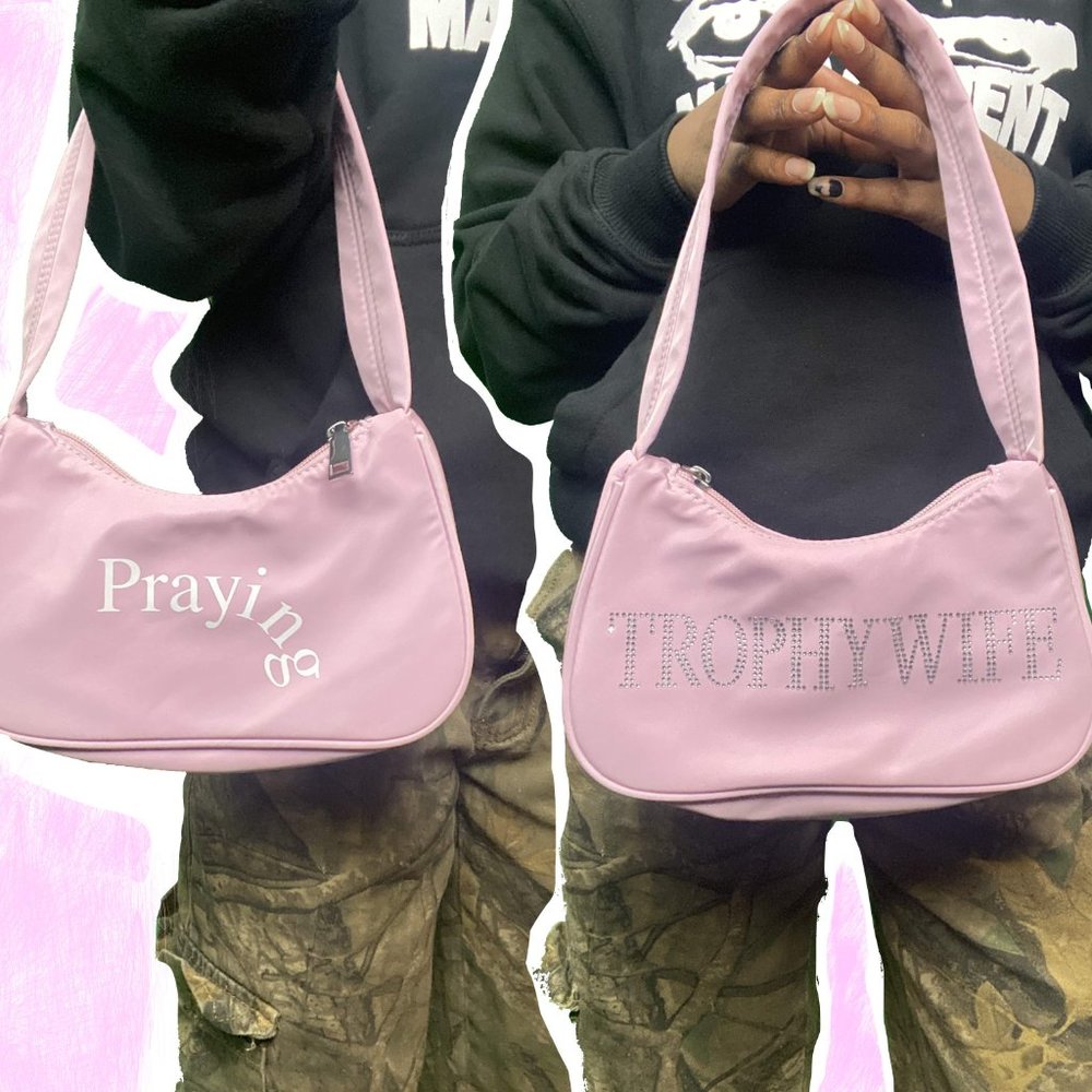 Praying Trophy Wife Gem Purse